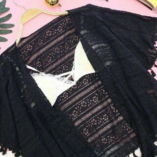 Áo kimono ren đi biển