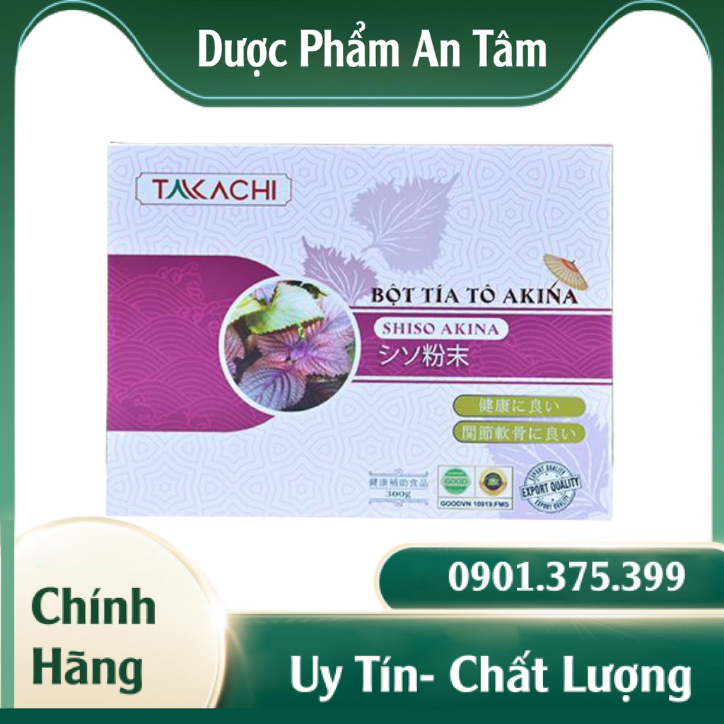 Bột Tía Tô Akina  Hộp 300g Hỗ Trợ Giảm Đau Nhức Xương Khớp