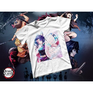 Áo thun Cotton Unisex - Anime - Kimetsu no Yaiba - Trùng trụ Shinobu