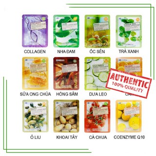 [RẺ NHẤT SHOPEE] Mặt Nạ Dưỡng Da 3D Foodaholic Của Hàn Quốc