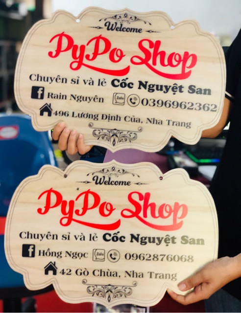 Bảng hiệu LIVESTREAM - Biển hiệu treo shop xinh xắn - Size 30x50cm