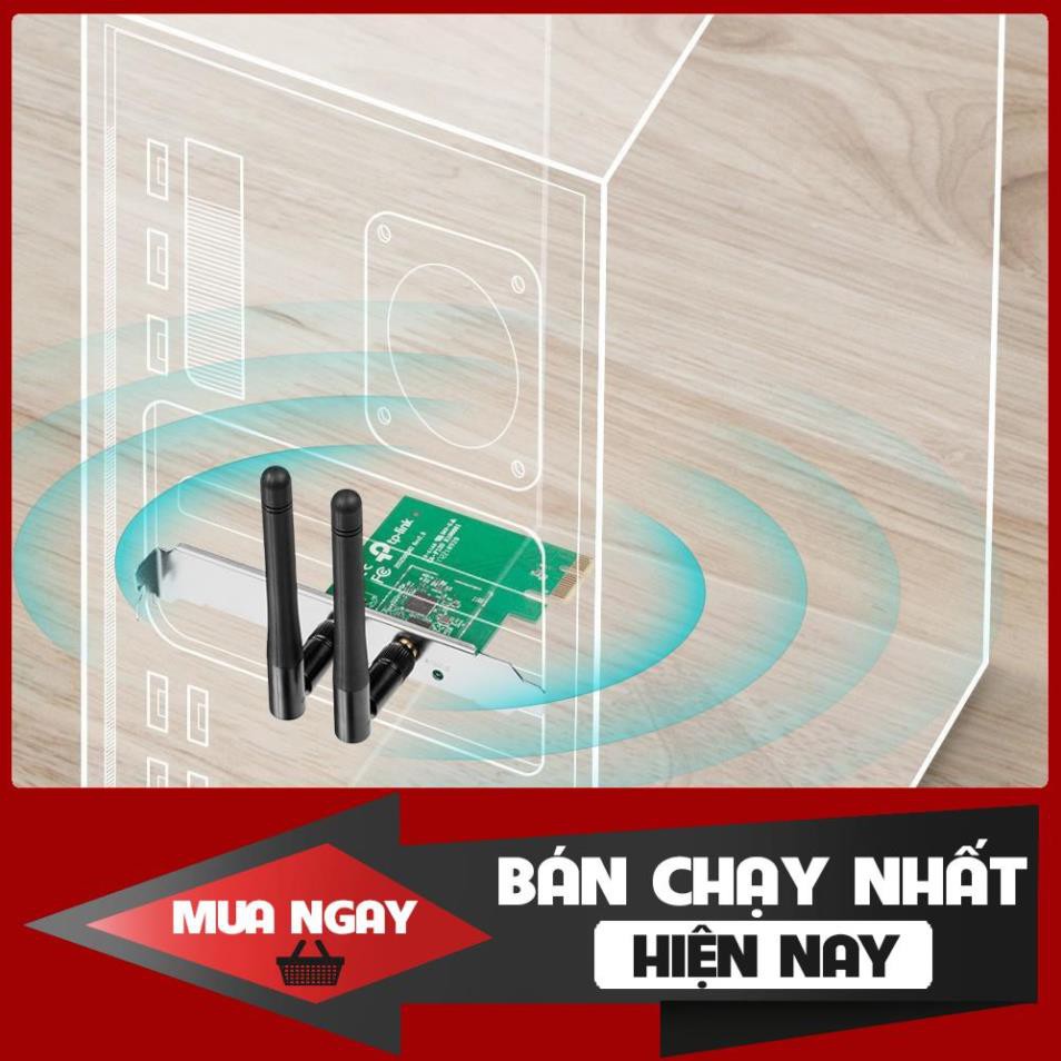 Card wifi (Thu wifi) Chuẩn N 300Mbps TL-WN881ND -881ND - Chính hãng