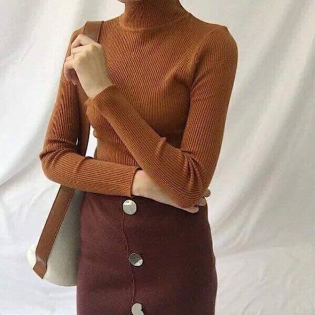 Áo len gân cổ 3 phân siêu đẹp, siêu hot