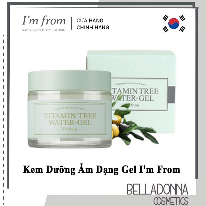 [CHÍNH HÃNG] Kem Dưỡng Ẩm Dạng Gel I'm From Vitamin Tree Water Gel 75g [Mẫu 2021]