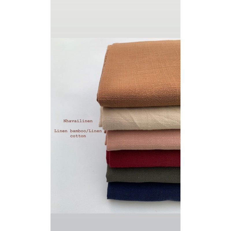 Vải linen bamboo (Linen cotton) | BigBuy360 - bigbuy360.vn