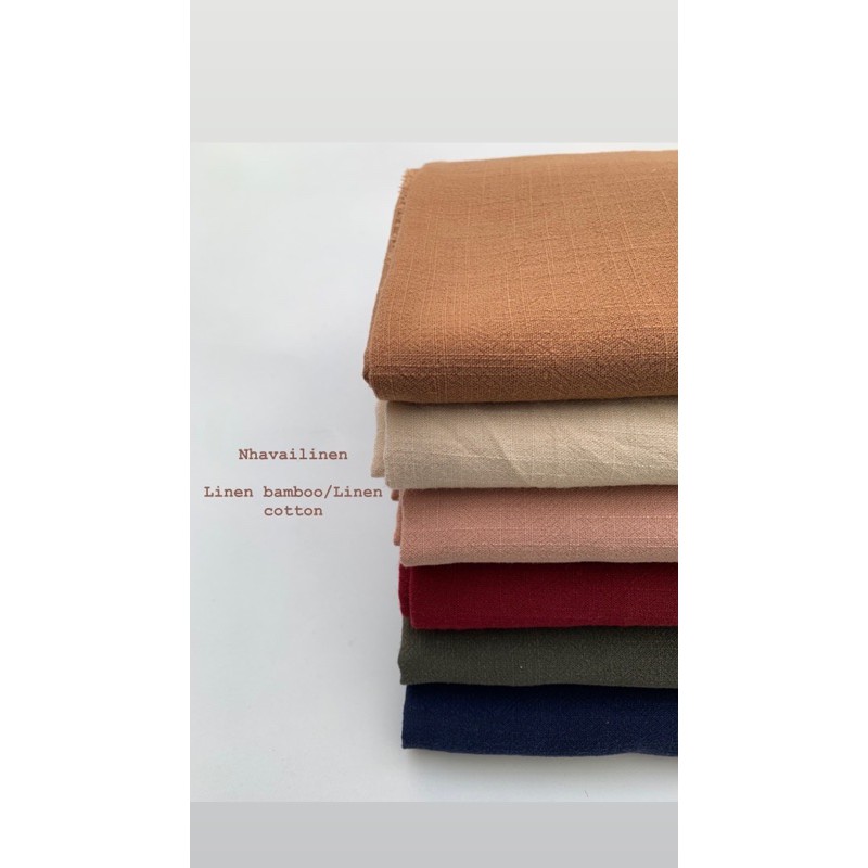 Vải linen bamboo (Linen cotton) | BigBuy360 - bigbuy360.vn