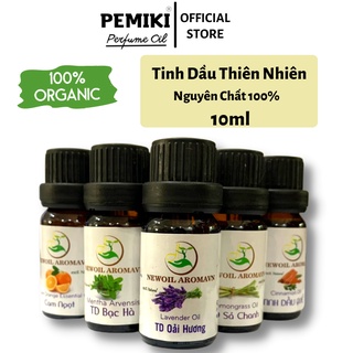 Tinh dầu sả chanh pemiki tinh dầu thiên nhiên tinh dầu xông phòng nguyên chất 10ml giúp khử mùi, thơm phòng, đuổi muỗi