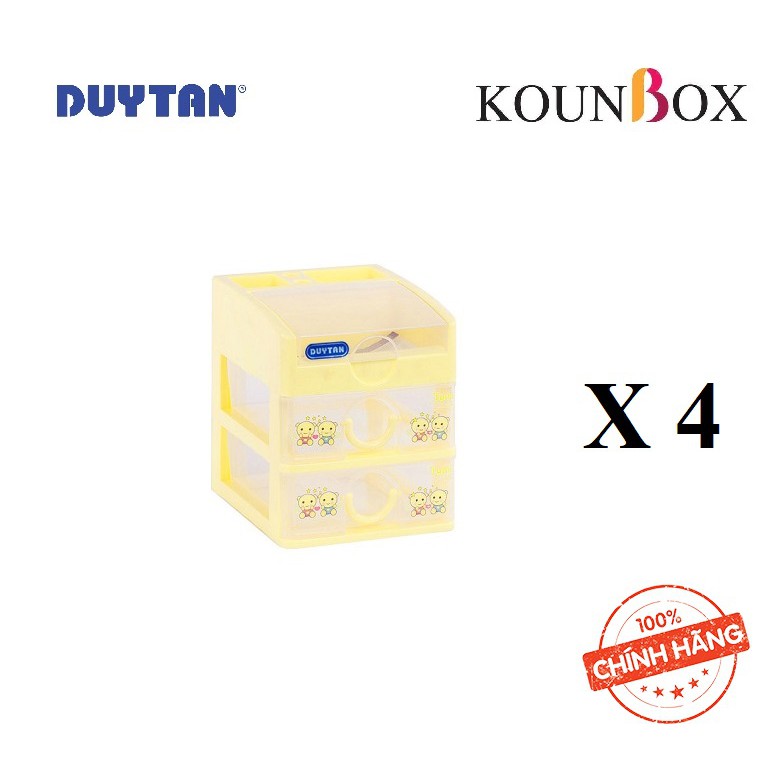 Combo 4 Tủ nhựa Duy Tân Tomi mini 3 ngăn ( 19 x 16 x 19 cm ) | BigBuy360 - bigbuy360.vn