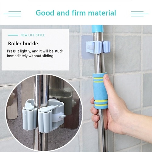 Giá Đỡ Cây Lau Nhà Gắn Tường Tiện Lợi