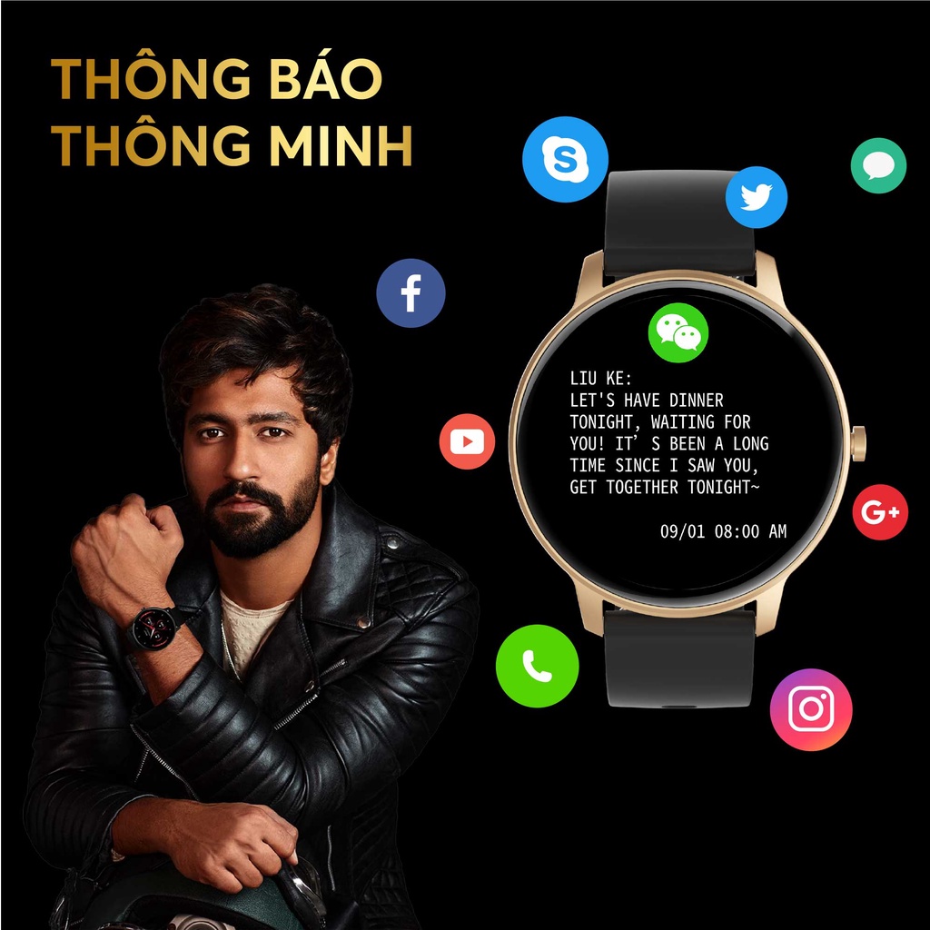 Đồng hồ thông minh Fireboltt Rage - Hãng phân phối chính thức | Màn hình FullHD | Chống nước | Đo bước chân, nhịp tim