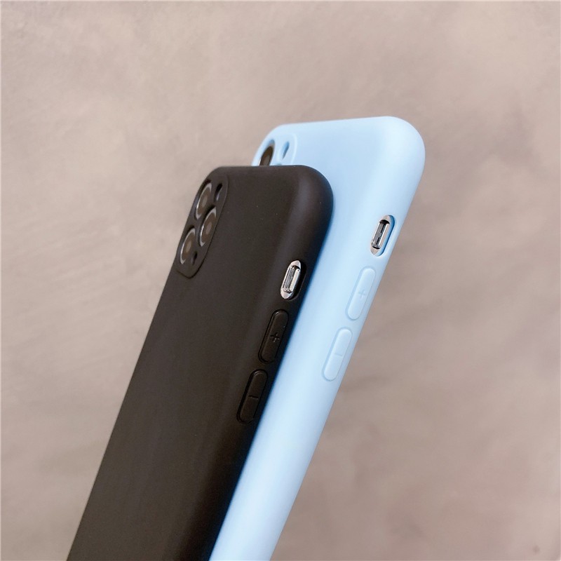 [ IPHONE X/XR/XsMax ] Ốp Lưng Silicon Màu Bảo Vệ CAMERA - N098