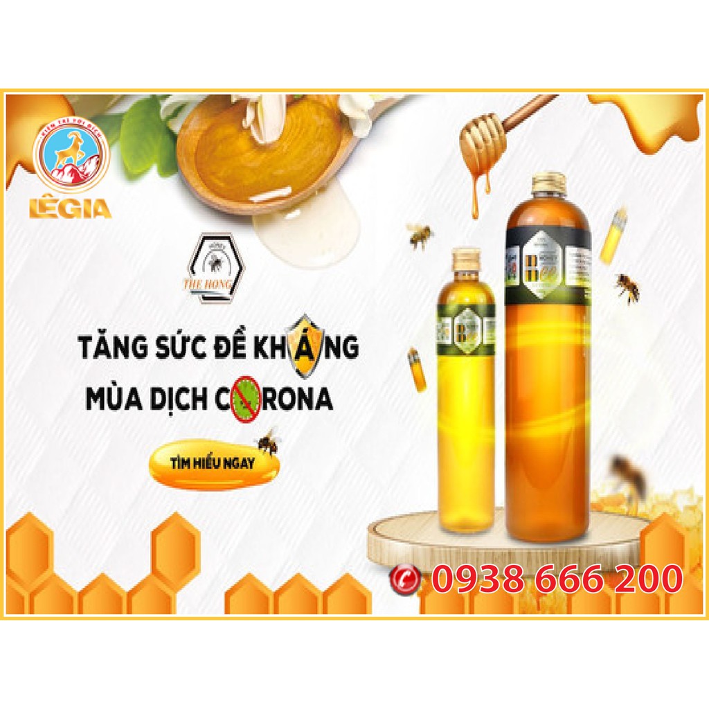 Mật Ong Cao Cấp Tiêu Chuẩn Thế Hồng 1400G