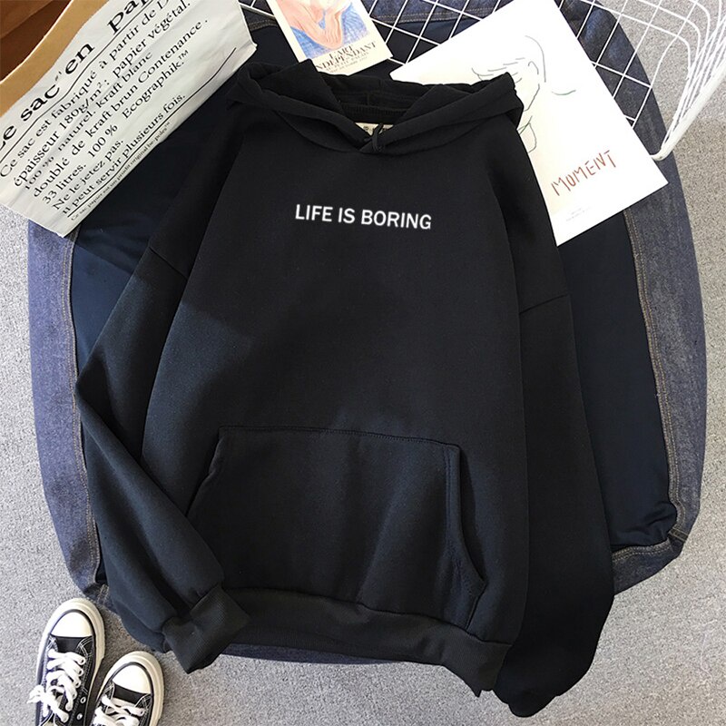 Áo hoodies có nón dài tay thời trang nữ size S - 3XL