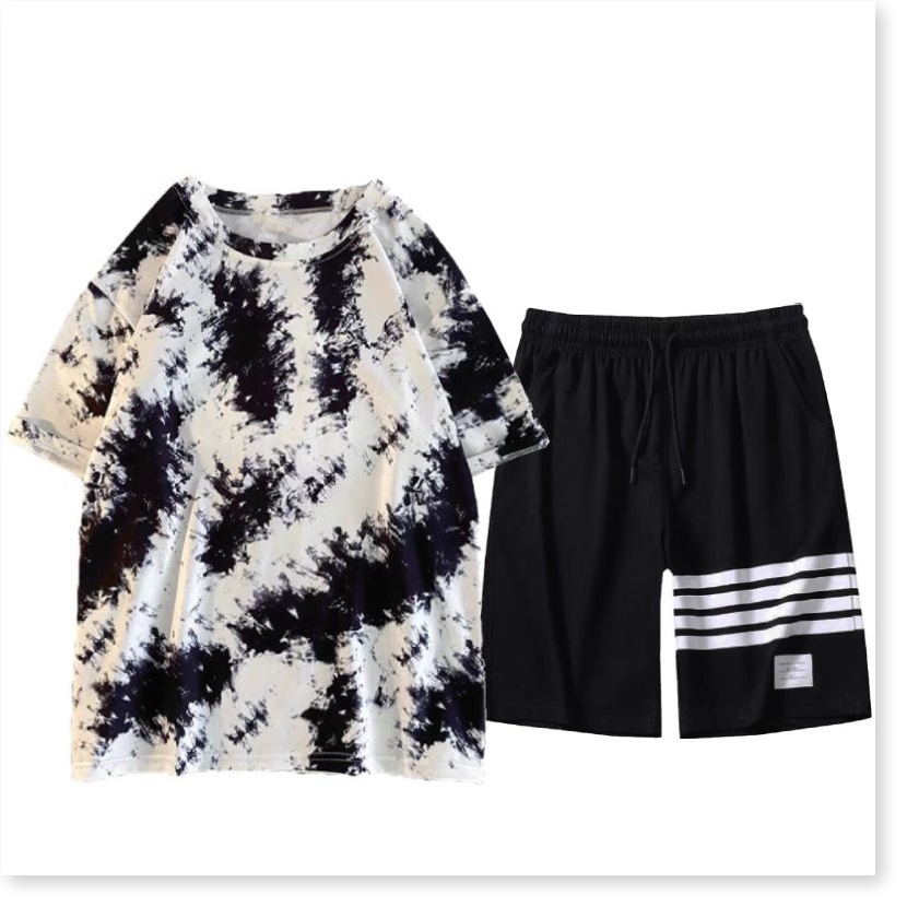 SET BỘ ĐỒ THỂ THAO HOẠ TIẾT LOANG MÀU CỰC ĐẸP , MỚI 2021 , HOT KME FASHION