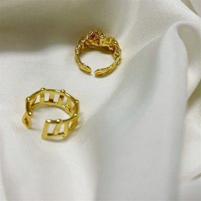Nhẫn Hở Thiết Kế Độc Đáo Phong Cách Retro Cao Cấp Sang Trọng