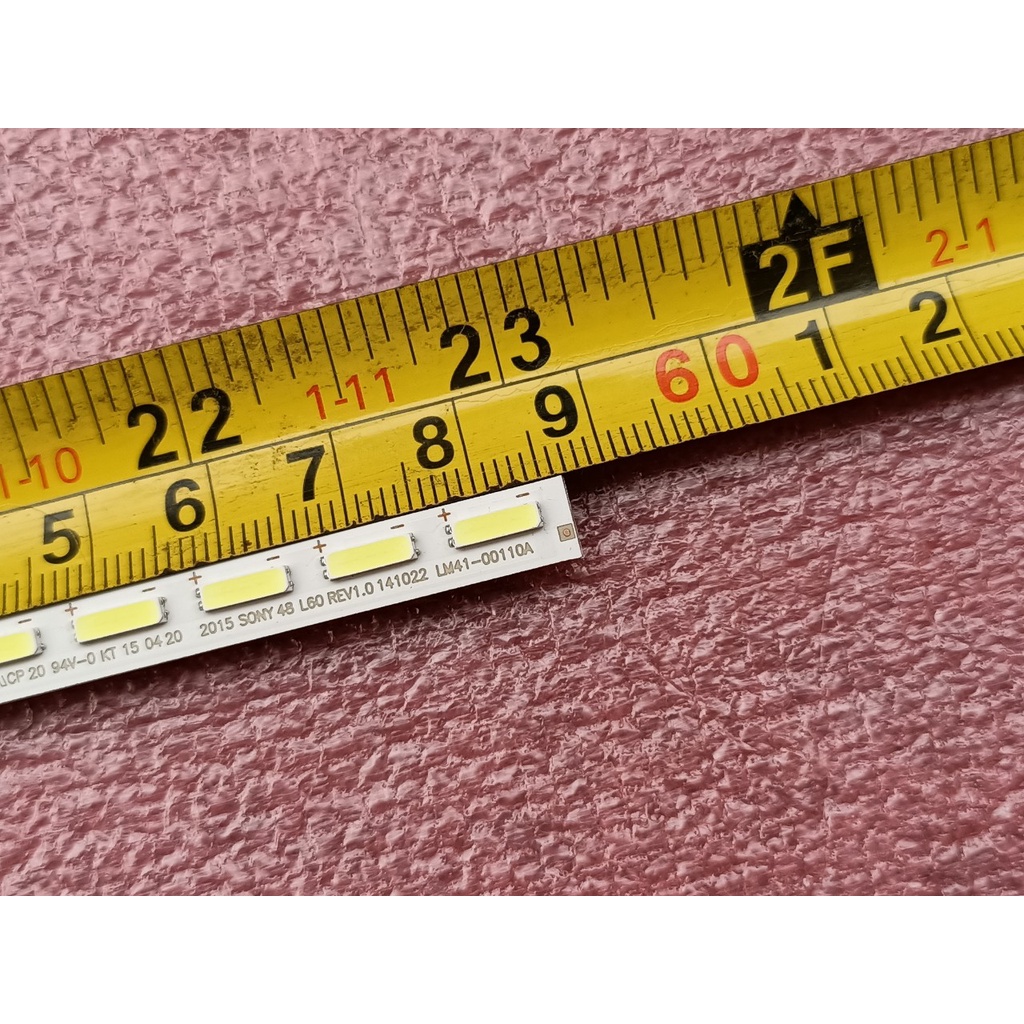 THANH LED TIVI SONY 48R550C 48W700C MỚI 100%, 1 MÁY 1 THANH 60 BÓNG, MỖI BÓNG 6V, DÀI 58,7cm SONY 48 L60 REV1.0 141022