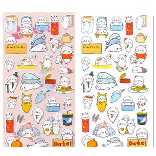 1 tấm nhãn dán dễ thương