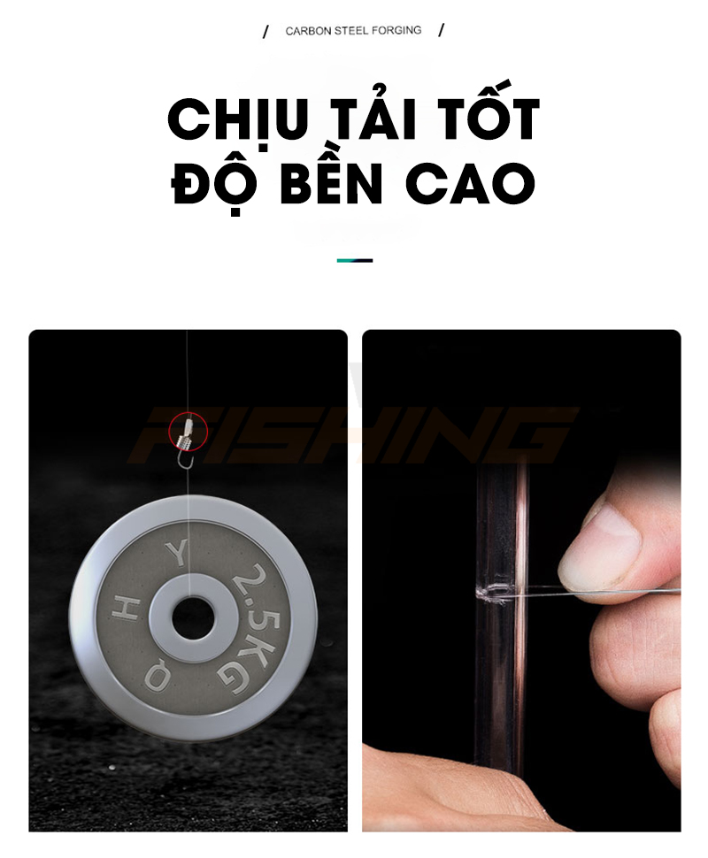 [Chính hãng] [Có sẵn] 10 bộ thẻo Handing buộc sẵn lưỡi có ngạnh.