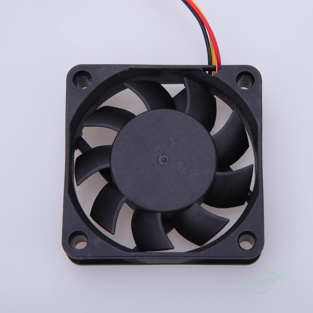 CS 12V DC 6cm PC Cooling Portable Fan Ball Bearing 3 Pin Connector P4