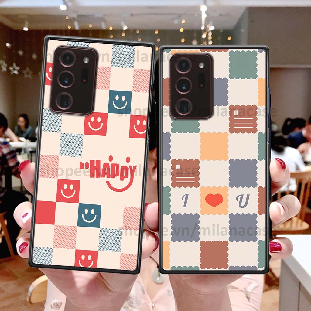 Ốp Samsung Note 20 Ultra caro họa tiết nhiều màu sắc siêu đẹp thời trang cá tính
