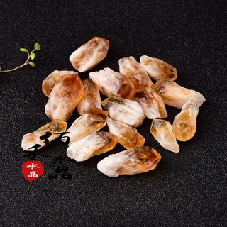 Phụ Kiện Đá Tự Nhiên Citrine Tự Nhiên Trang Trí Mặt Dây Chuyền May Mắn