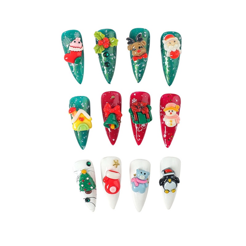Miếng Dán Trang Trí Móng Tay Chủ Đề Giáng Sinh