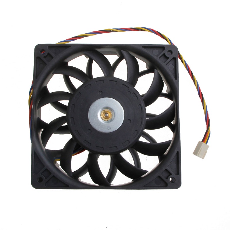 Quạt Tản Nhiệt Không Chổi Than Bang FFB1212SH 4P 12V 120mm 12cm 120x120x25mm 3700Rpm Cho Bitcoin Miner