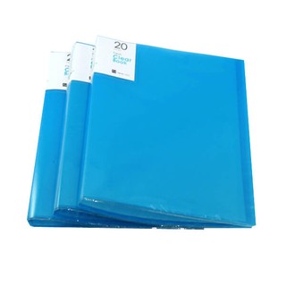 Bìa lá nhựa trong A4 20 lá VC
