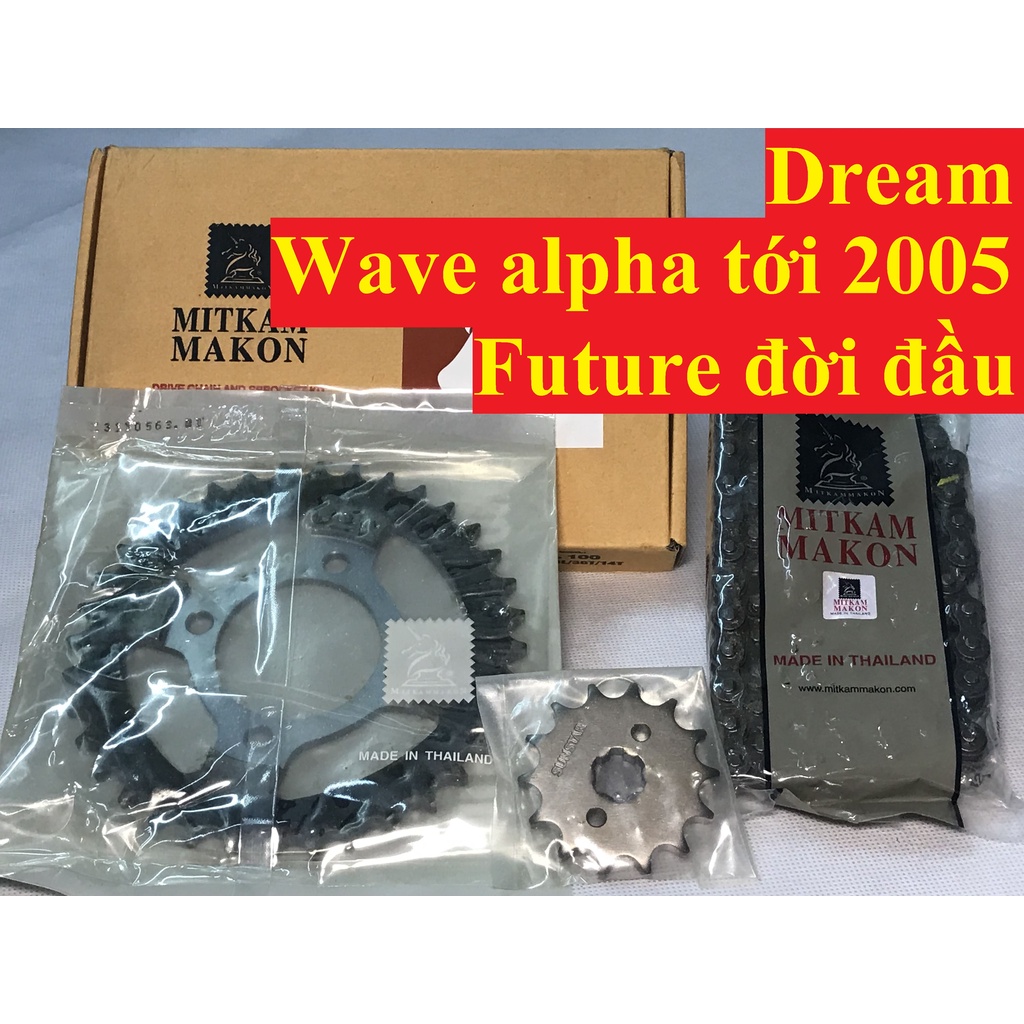 Nhông Sên Dĩa Dai Mitkammakon Dream, Wave Alpha Tới 2005, Future Đời Đầu - Nhập Thái Lan