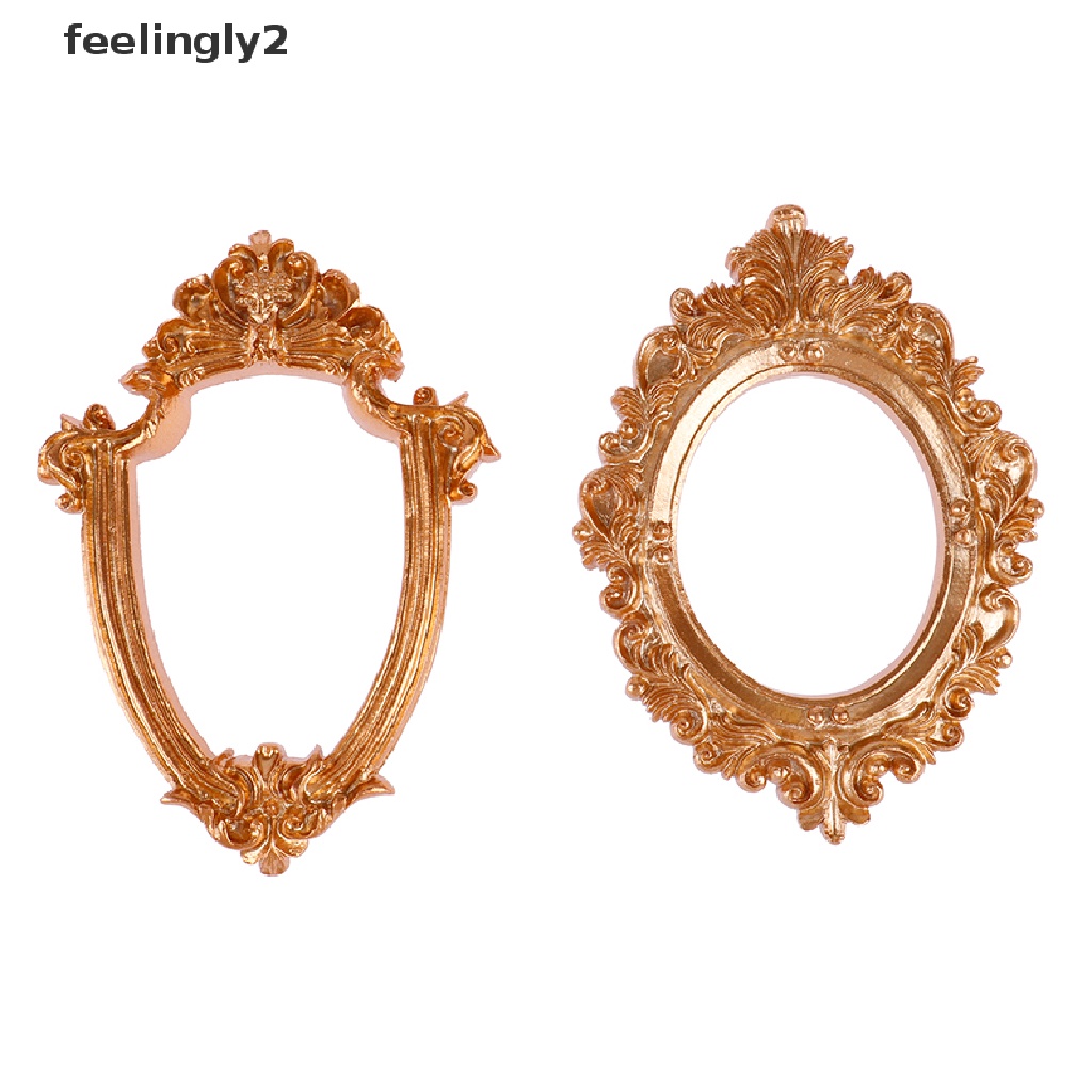 1 Khung Hình Trang Trí Móng Tay Nghệ Thuật Màu Vàng Đồng Phong Cách Retro