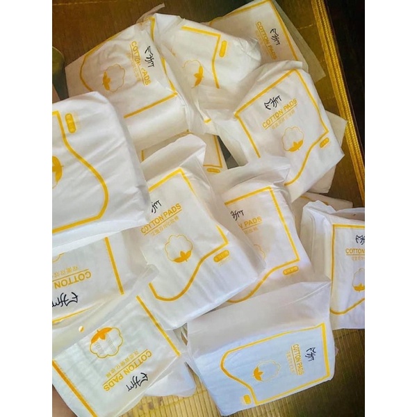 [TÚI 222 MIẾNG] BÔNG TẨY TRANG 3 LỚP COTTON PADS