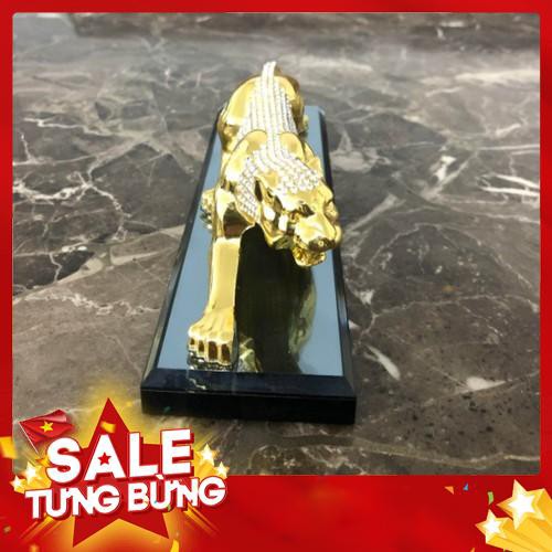 Sản phẩm nước hoa báo đúc đồng mạ vàng gắn pha lê cao cấp trang trí trên taplo ô tô - Mã A72574 -Hàng nhập khẩu