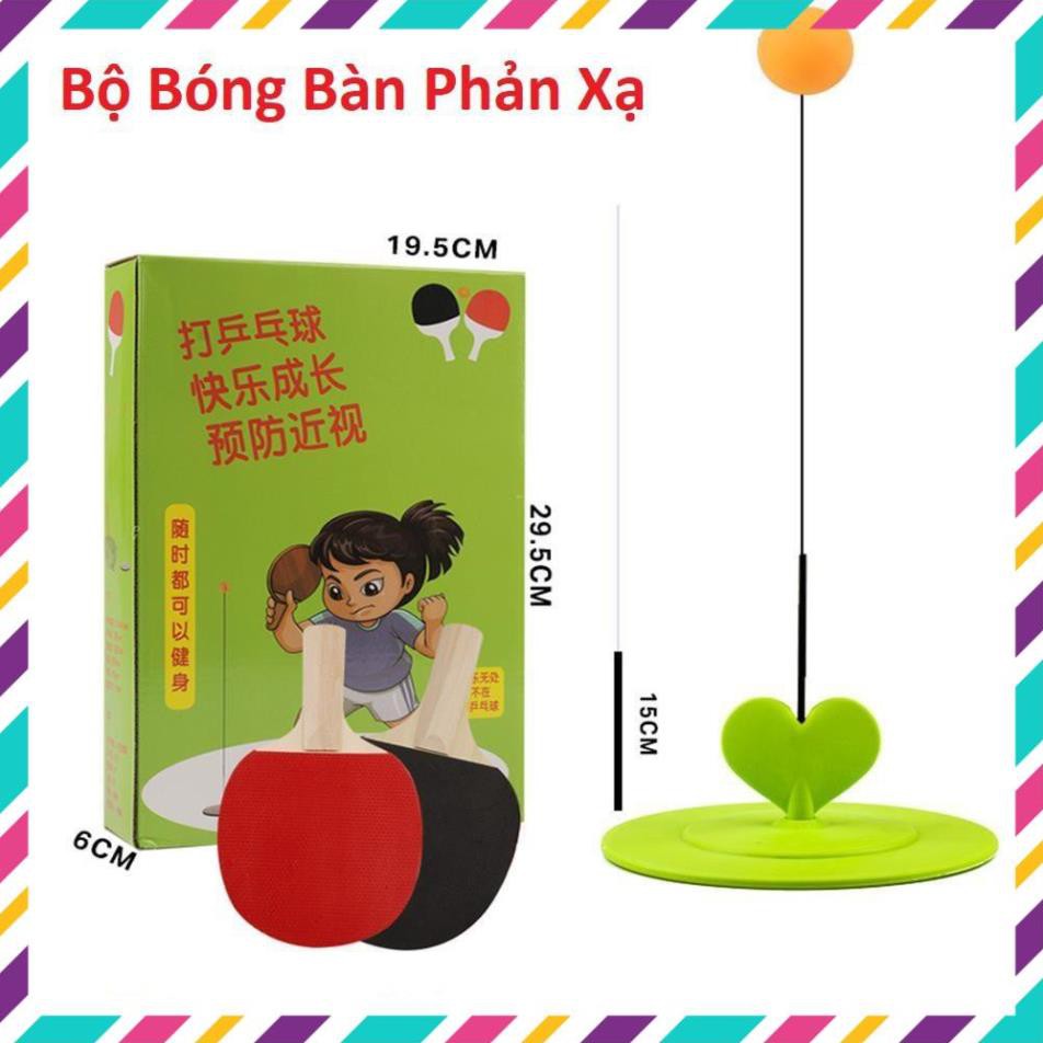 Bộ đồ chơi bóng bàn phản xạ cho bé , Bộ sản phẩm bóng bàn phản xạ