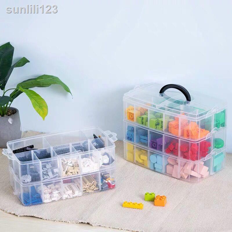 Hộp Đựng Đồ Chơi lego Bằng Nhựa Trong Suốt Nhiều Tầng Tháo Rời Được