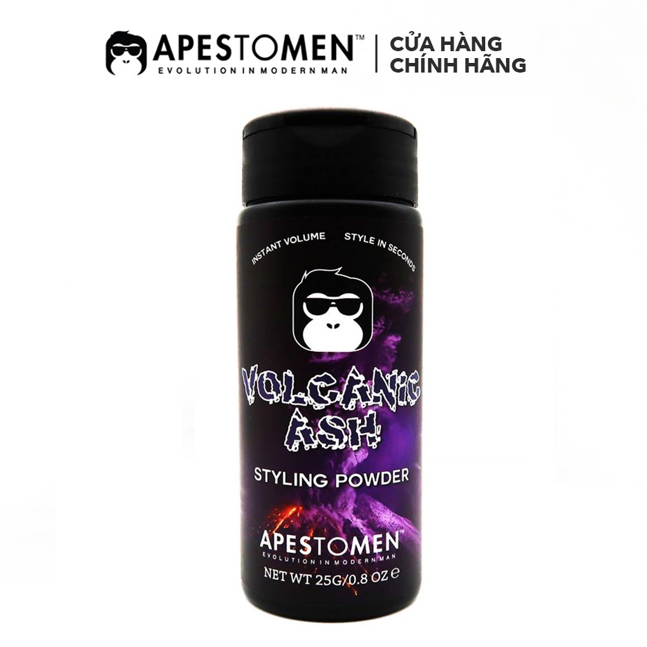 [Mã BMTTC60K giảm đến 60K đơn 50K] Bột Tạo Phồng Tóc Apestomen Volcanic Ash Styling Powder 25g