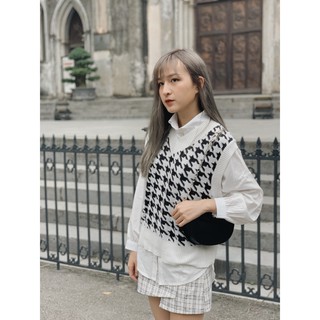 Áo gile len kẻ ziczac JB91 1994closet