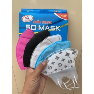 Hộp 10 chiếc Khẩu Trang 5D mask Nam Anh Farmapro cho người lớn