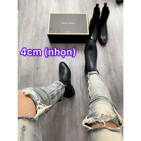 (3 Kiểu Dáng) Chelsea Boots Classic, giày boot nam Local Shoes