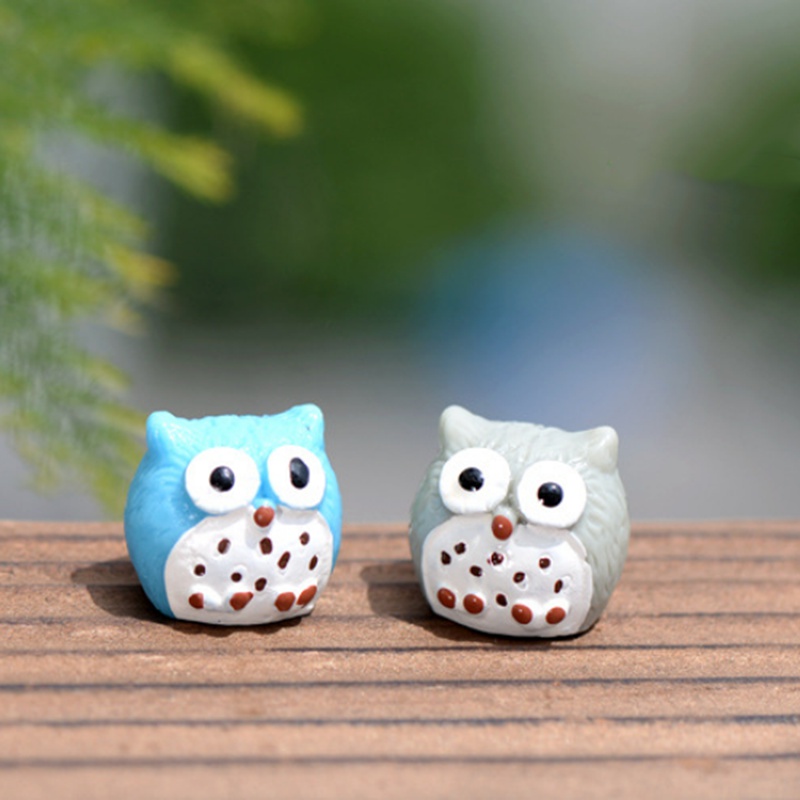 1 Đồ trang trí Chim Cú Trang Trí Vườn Cây Bonsai