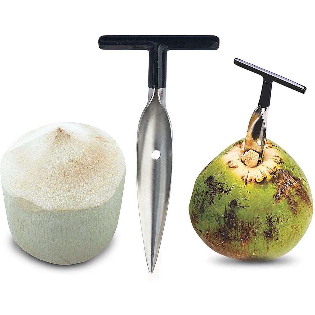 Shanrong Dụng Cụ Khui Dừa Cắt Nước Trái Cây Nhanh Chóng An Toàn Dễ Sử Dụng