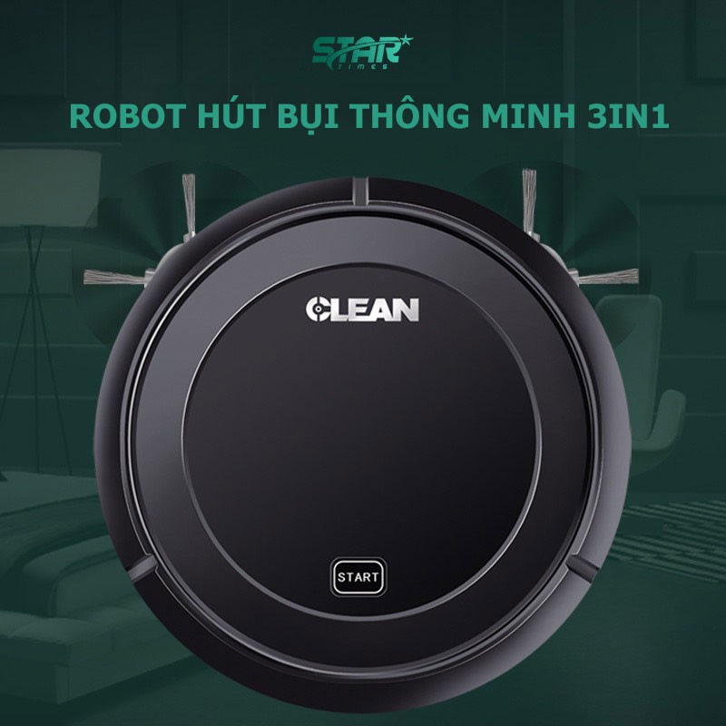 Robot hút bụi lau nhà tự động thông minh Clean Smart