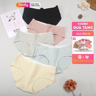 Quần lót nữ cotton không đường may GINDY không viền thấm hút mồ hôi QL03