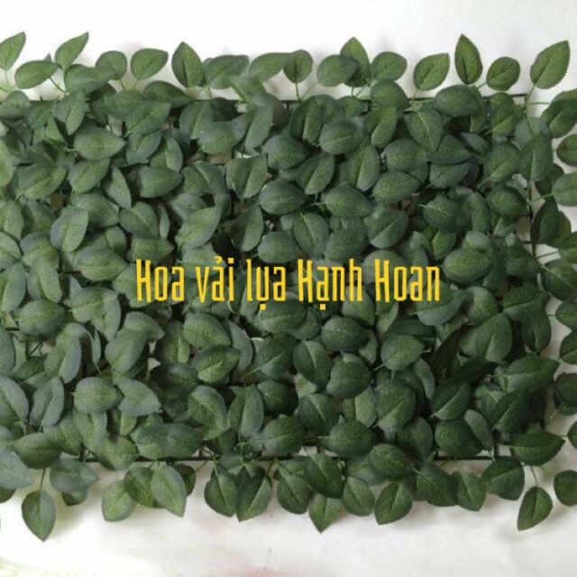 Vỉ lá hoa Hồng 40x60cm  - thảm cỏ nhân tạo