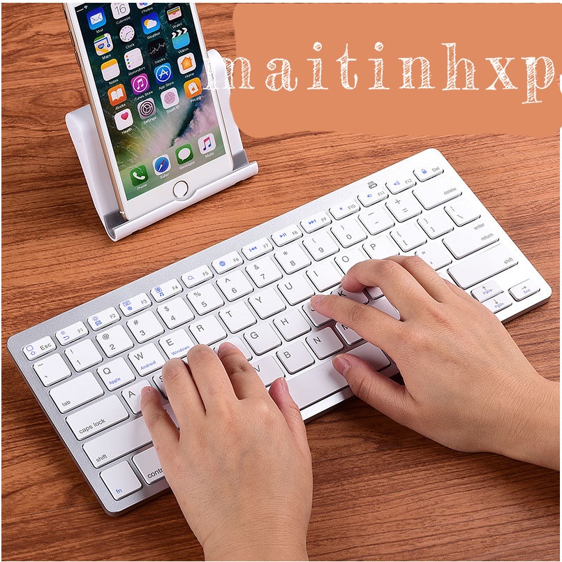 Bàn phím mini bluetooth kết nối điện thoại, bluetooth 5.0, BH 6 tháng