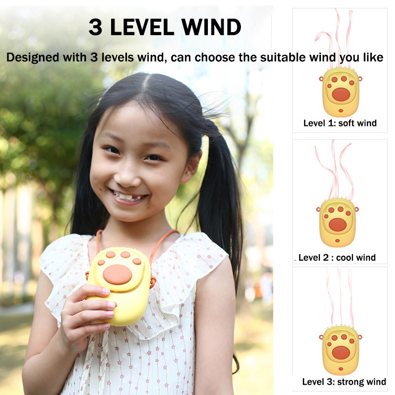 Quạt Mini Cầm Tay Sạc Được 2021 Quạt Cổ Mini Cute | BigBuy360 - bigbuy360.vn