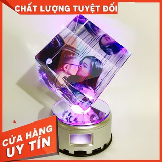 Pha Lê lập Phương In Hình, Pha Lê In Ảnh Theo Yêu Cầu, Quà Tặng Kỉ Niệm