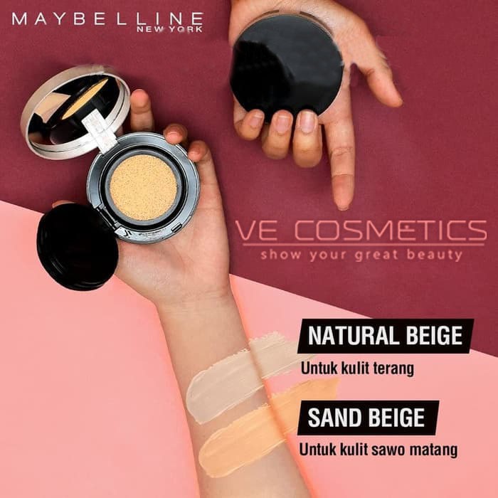 (Hàng Mới Về) Phấn Nước Maybelline Siêu Che Phủ Cát Màu Be