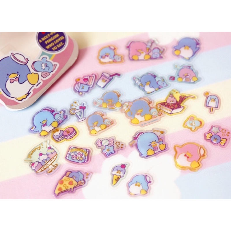 Sticker 3D hình đóng hộp Kuromi , Hello Kitty , Keroppi dễ thương