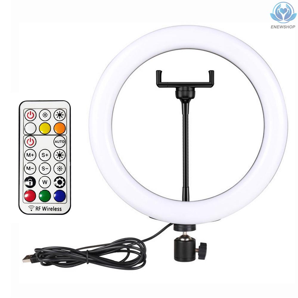 Vòng Đèn Led Rgb 10inch / 26cm 3500k-6500k Kèm Giá Đỡ Điện Thoại Và Điều Khiển Từ Xa | BigBuy360 - bigbuy360.vn