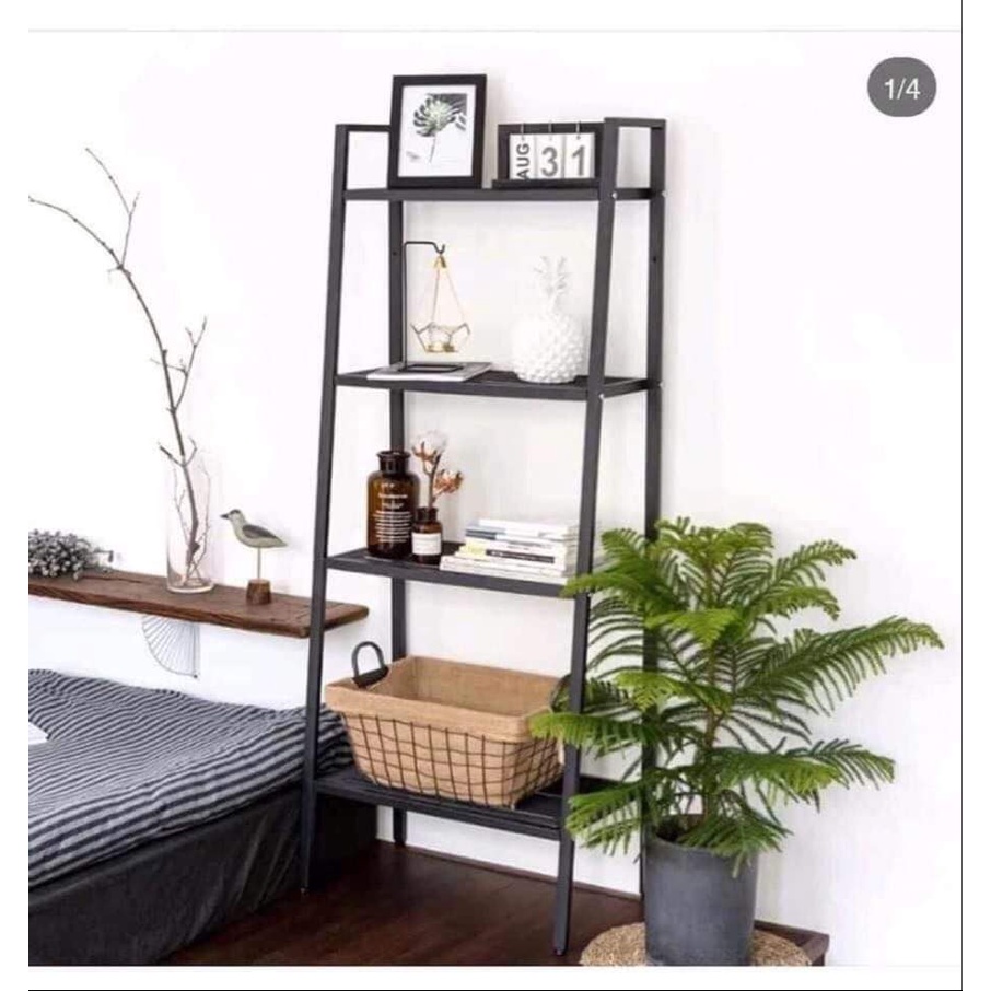 KỆ ĐA NĂNG IKEA LERBERG màu Trắng + Xám lớn